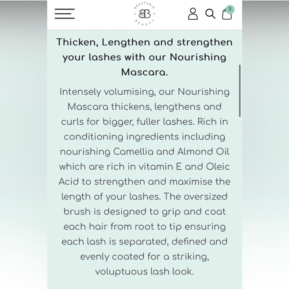 Great Lengths Mascara - Black - Picture 4 of 5